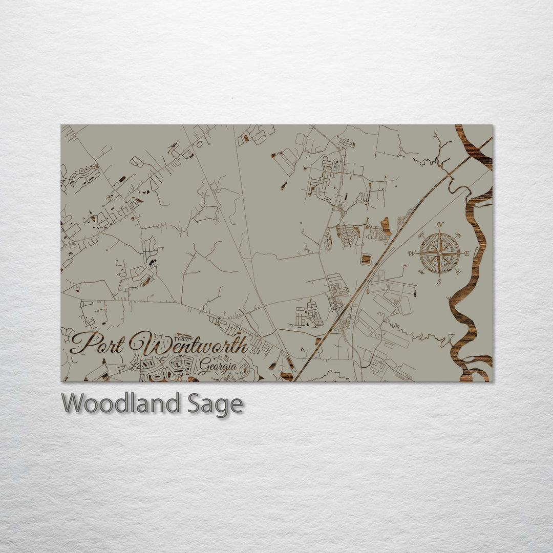 Port Wentworth, Georgia Street Map