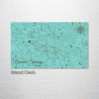 Powder Springs, Georgia Street Map