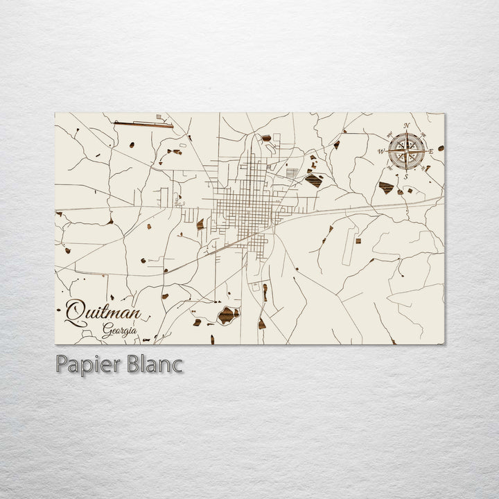 Quitman, Georgia Street Map