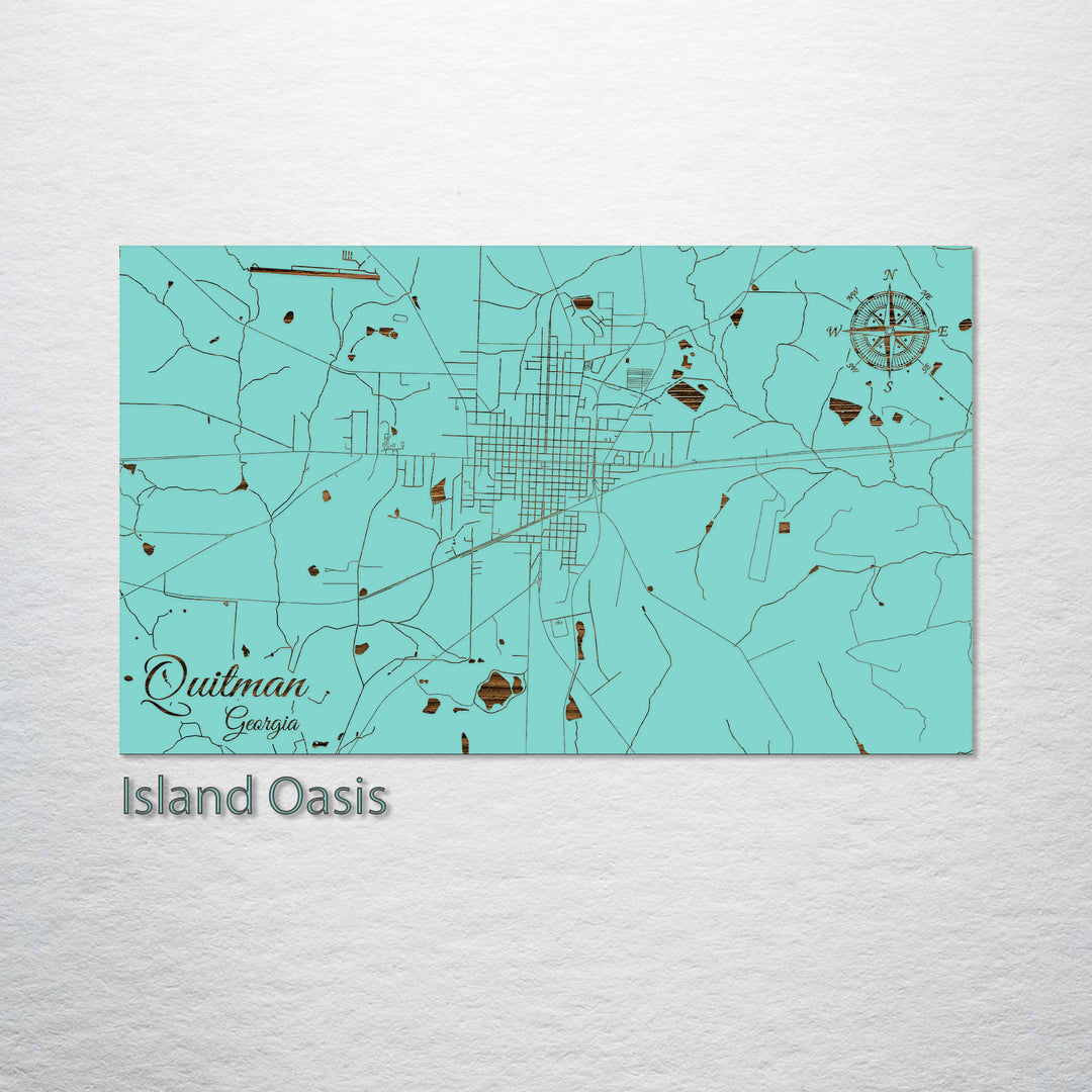 Quitman, Georgia Street Map