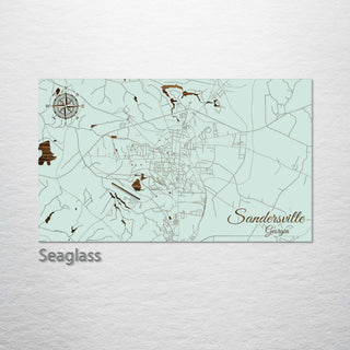 Sandersville, Georgia Street Map