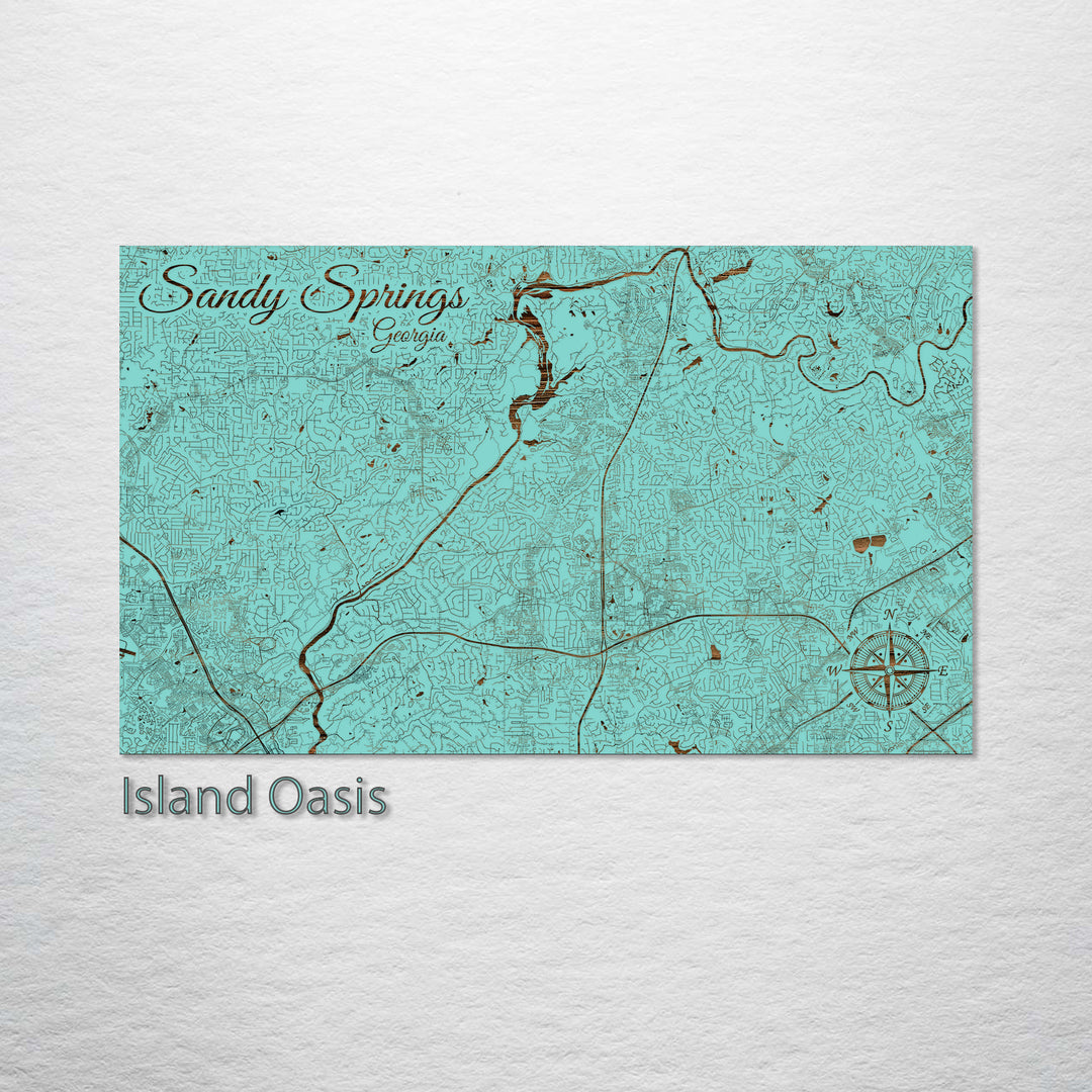 Sandy Springs, Georgia Street Map