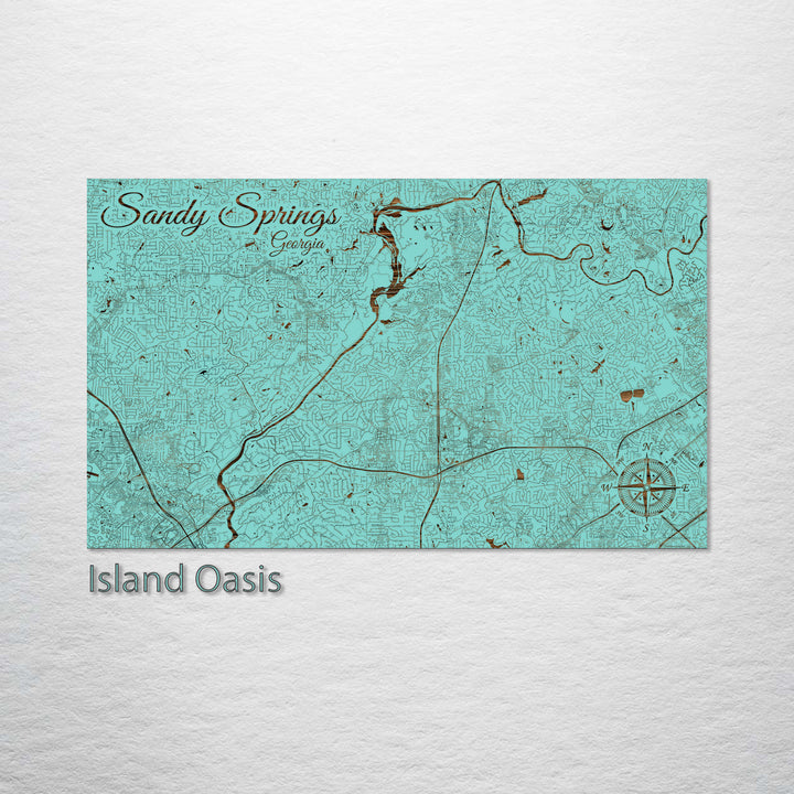 Sandy Springs, Georgia Street Map