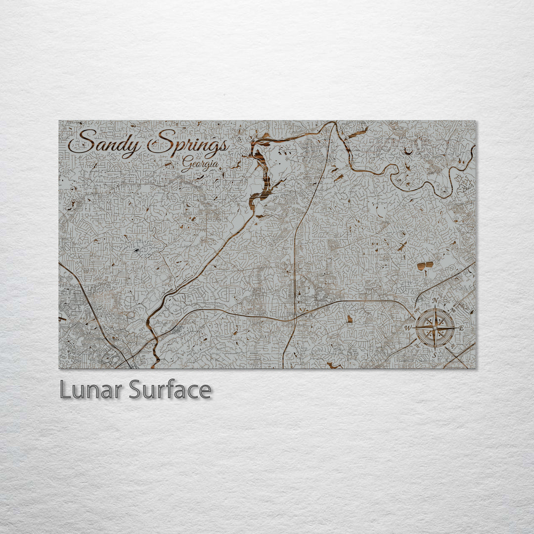 Sandy Springs, Georgia Street Map