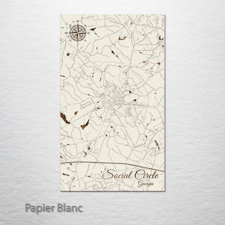 Social Circle, Georgia Street Map