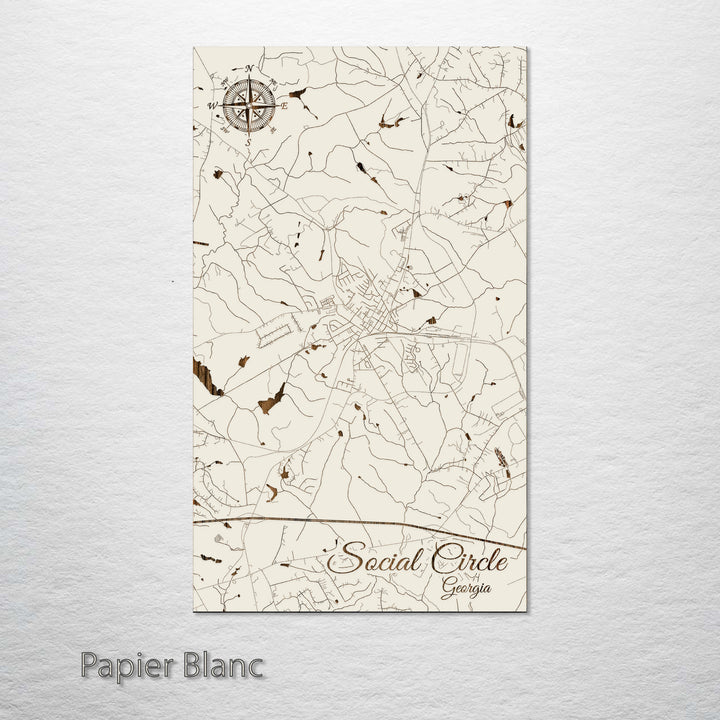 Social Circle, Georgia Street Map