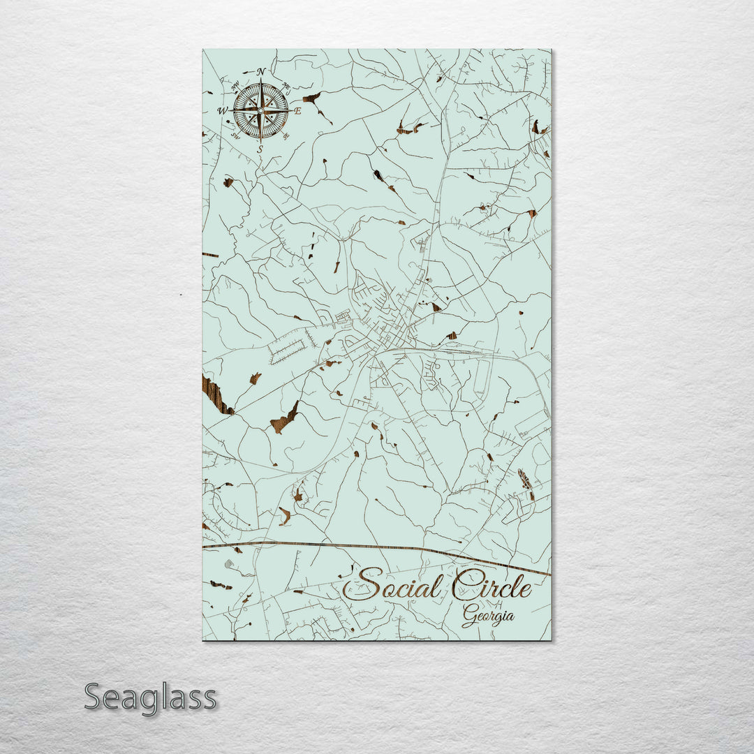 Social Circle, Georgia Street Map