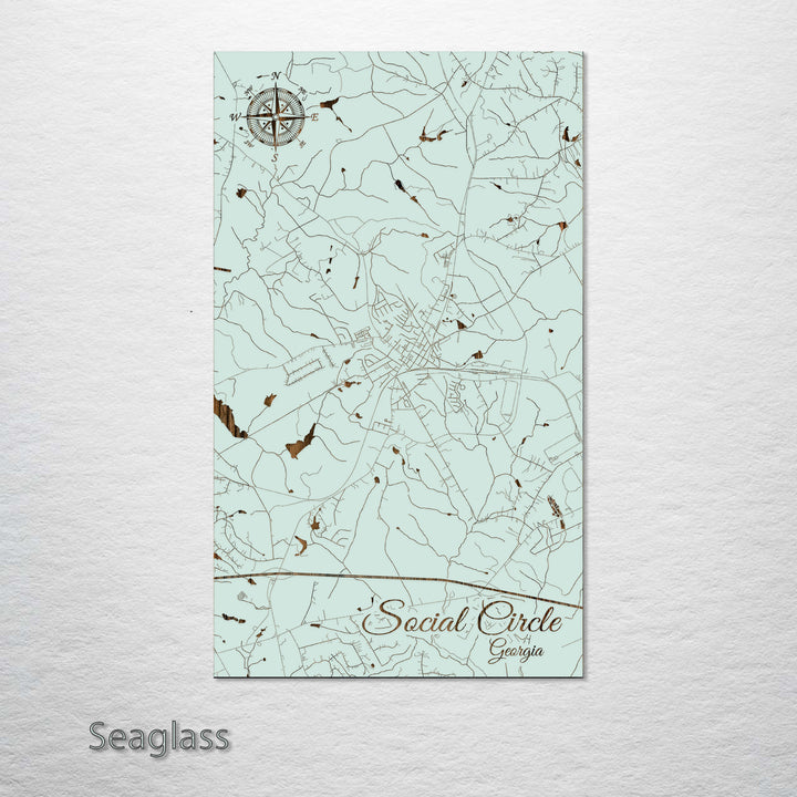 Social Circle, Georgia Street Map