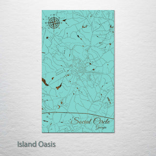 Social Circle, Georgia Street Map