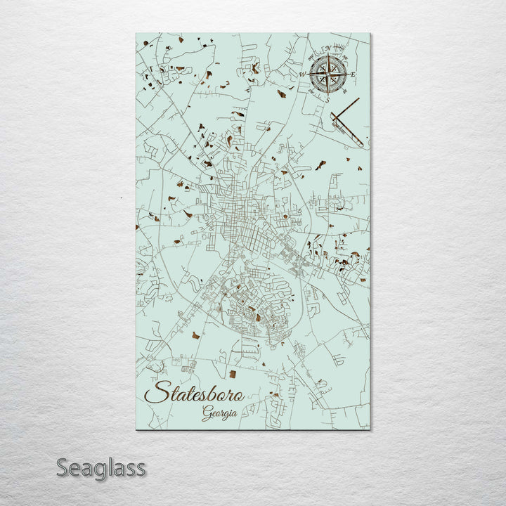 Statesboro, Georgia Street Map