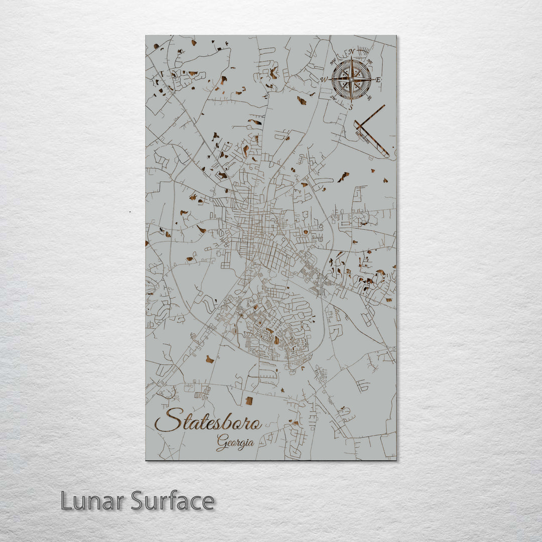 Statesboro, Georgia Street Map