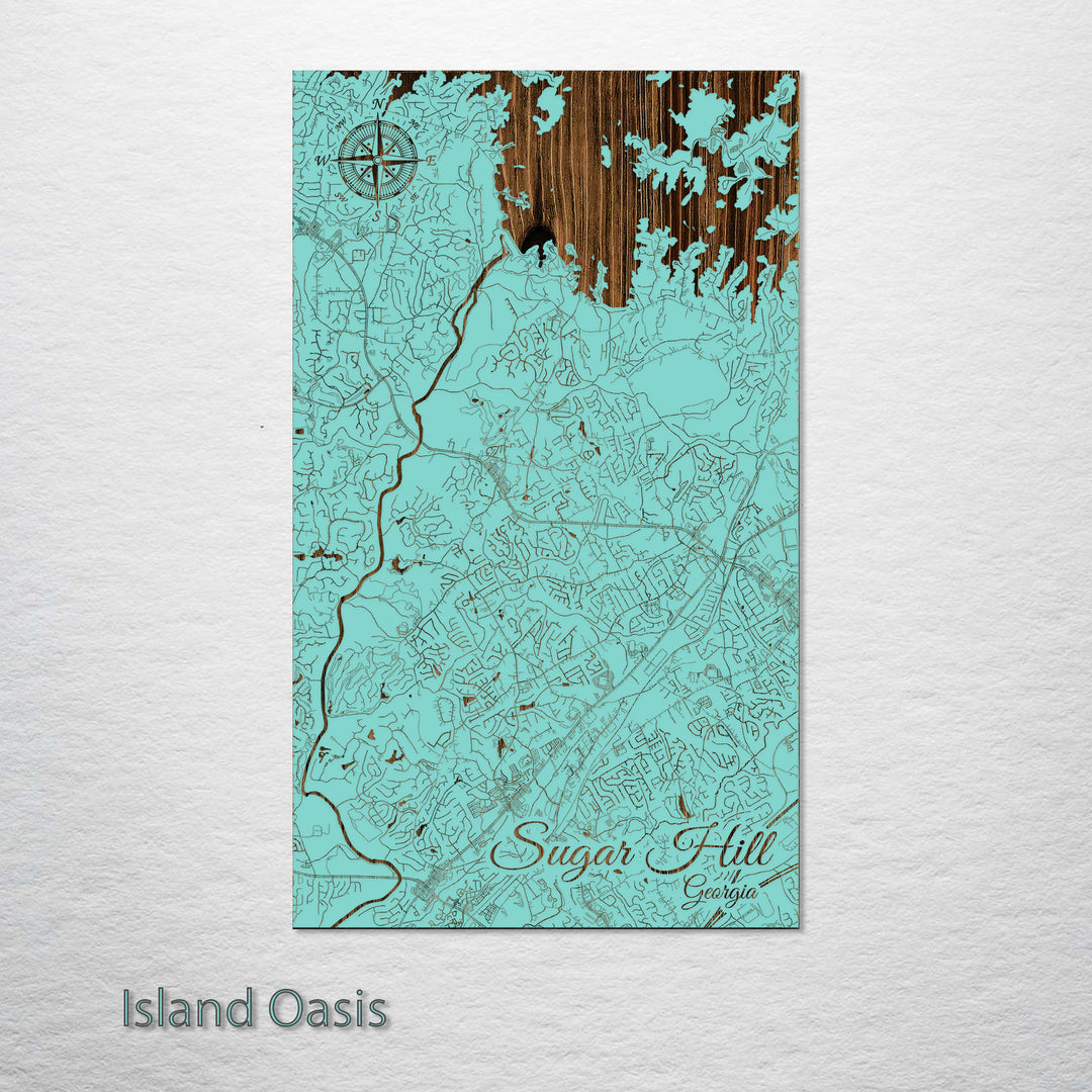 Sugar Hill, Georgia Street Map