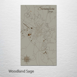 Swainsboro, Georgia Street Map