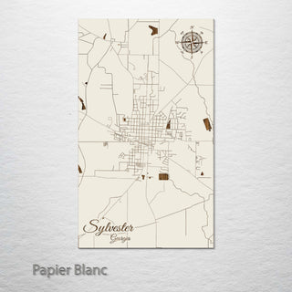 Sylvester, Georgia Street Map