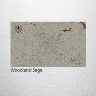 Toccoa, Georgia Street Map