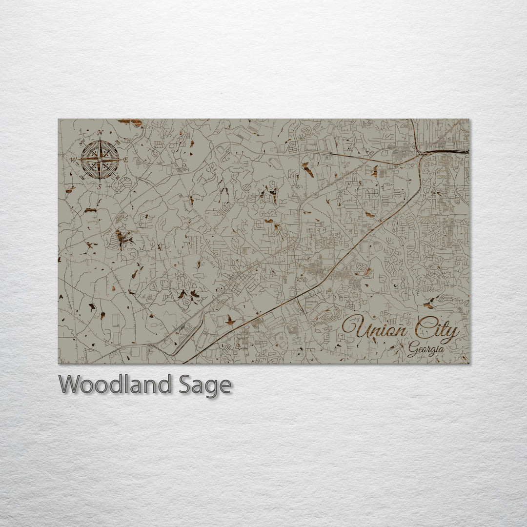 Union City, Georgia Street Map