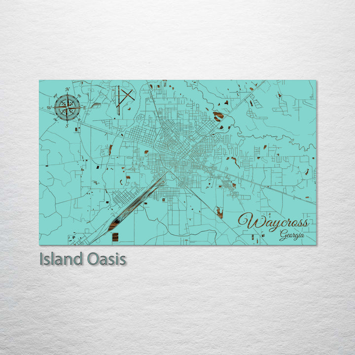 Waycross, Georgia Street Map