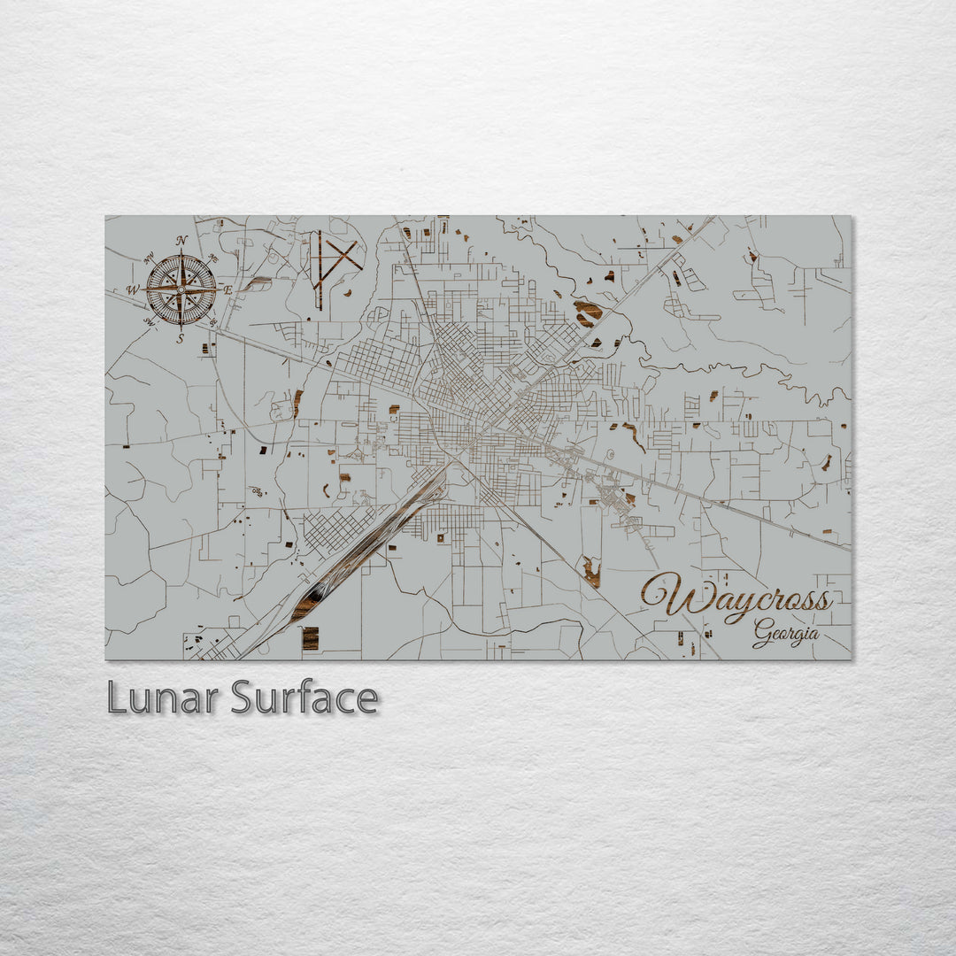 Waycross, Georgia Street Map