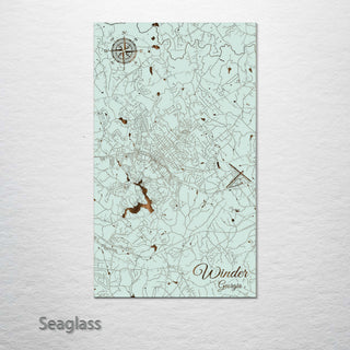Winder, Georgia Street Map