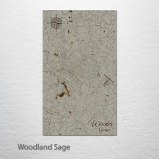 Winder, Georgia Street Map