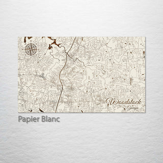 Woodstock, Georgia Street Map