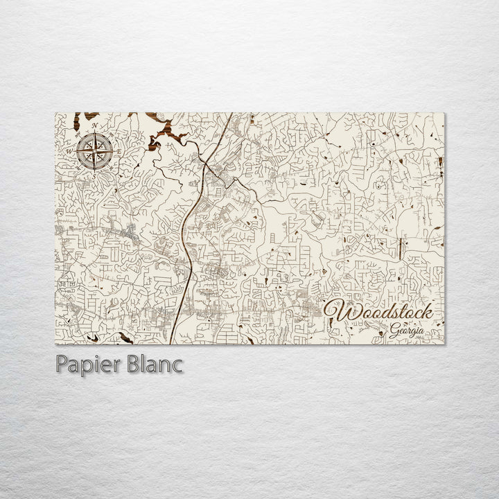 Woodstock, Georgia Street Map