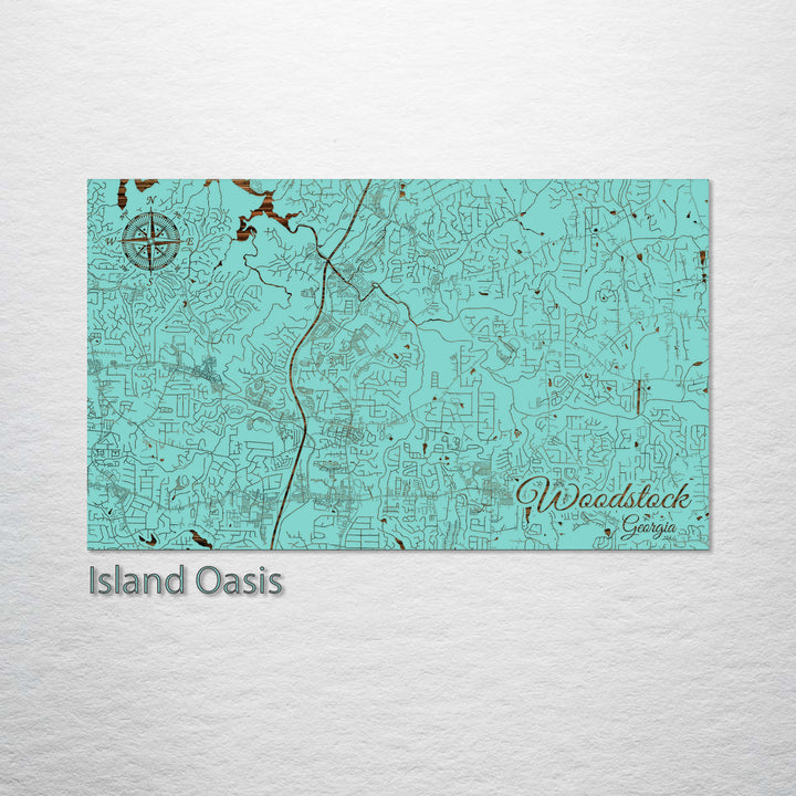 Woodstock, Georgia Street Map