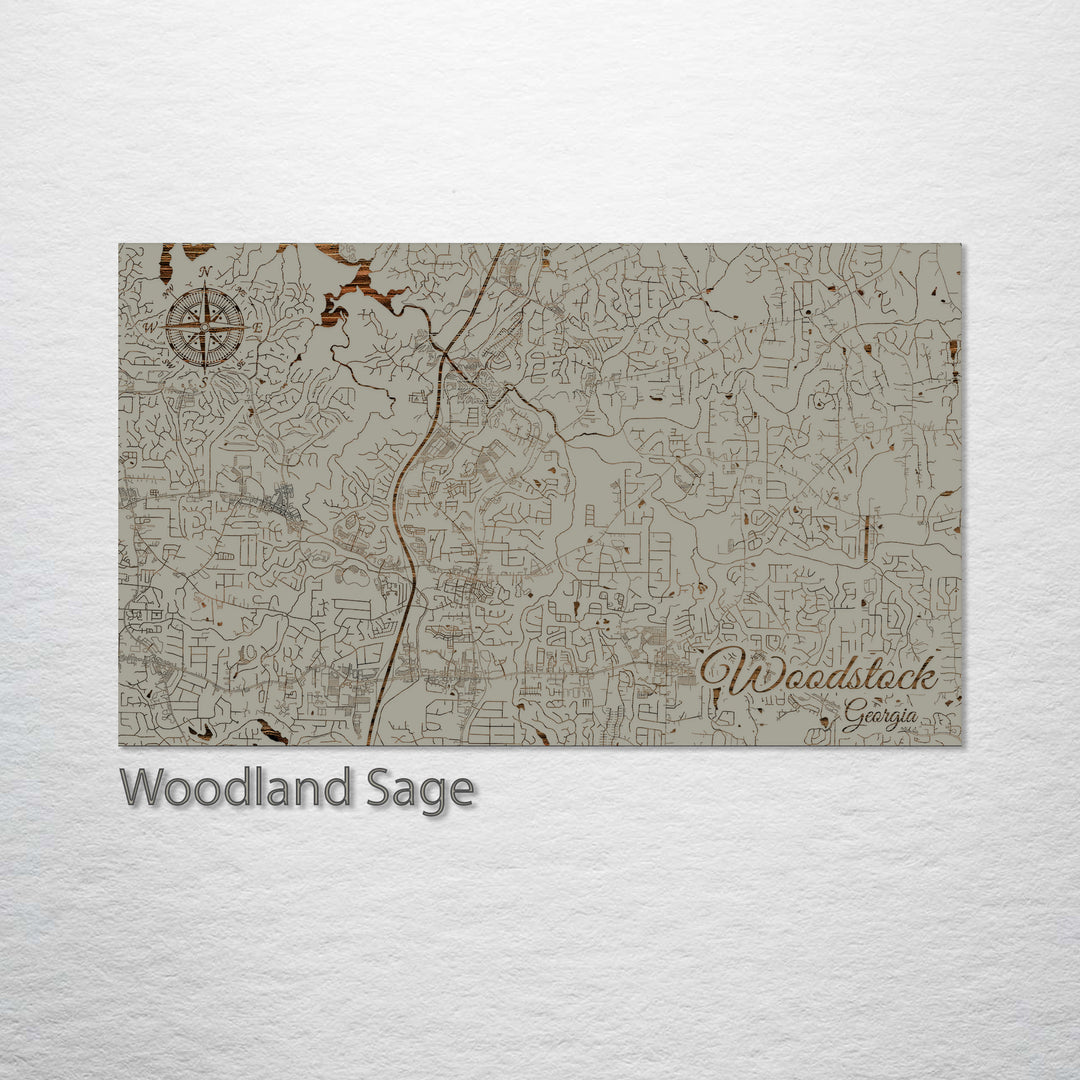 Woodstock, Georgia Street Map