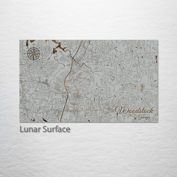 Woodstock, Georgia Street Map