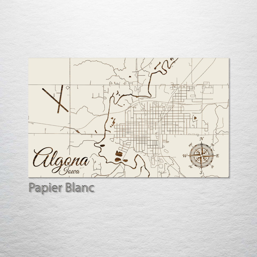 Algona, Iowa Street Map