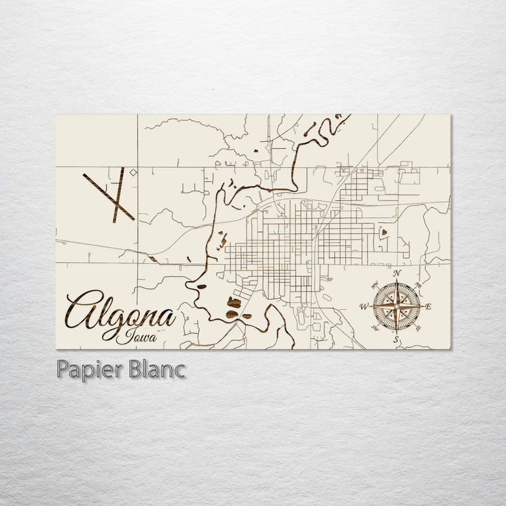 Algona, Iowa Street Map