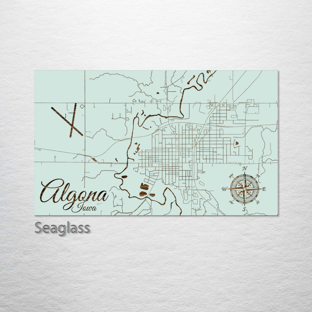 Algona, Iowa Street Map