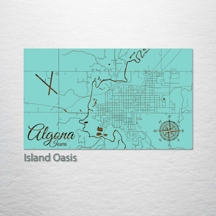 Algona, Iowa Street Map