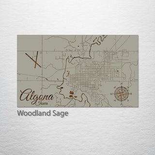 Algona, Iowa Street Map
