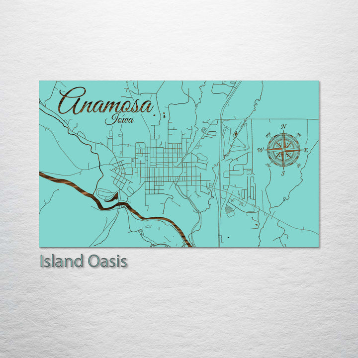 Anamosa, Iowa Street Map