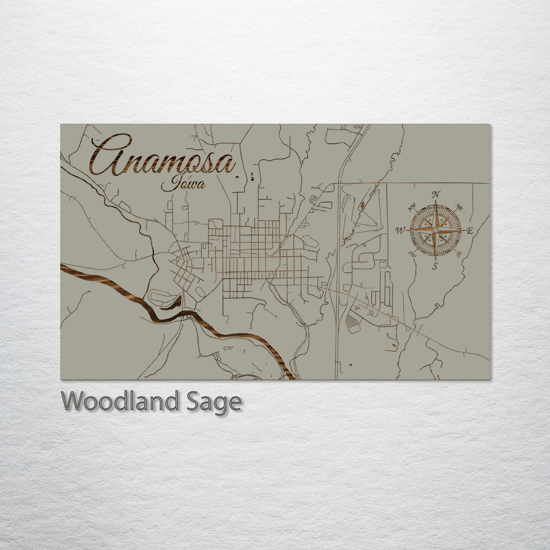 Anamosa, Iowa Street Map