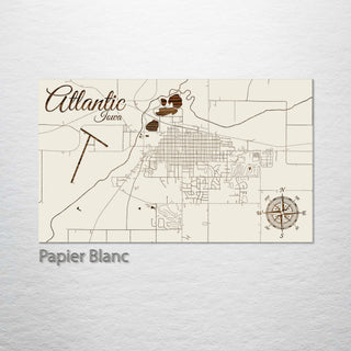 Atlantic, Iowa Street Map