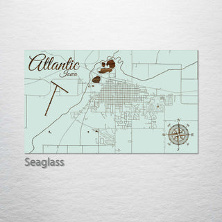 Atlantic, Iowa Street Map