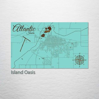 Atlantic, Iowa Street Map