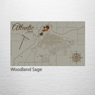 Atlantic, Iowa Street Map