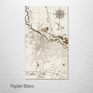 Cedar Falls, Iowa Street Map