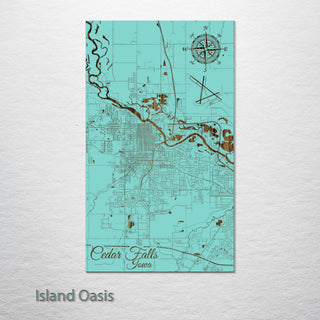 Cedar Falls, Iowa Street Map