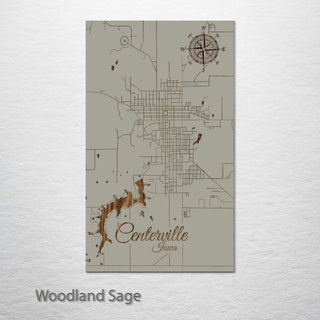 Centerville, Iowa Street Map