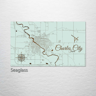 Charles City, Iowa Street Map