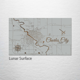 Charles City, Iowa Street Map