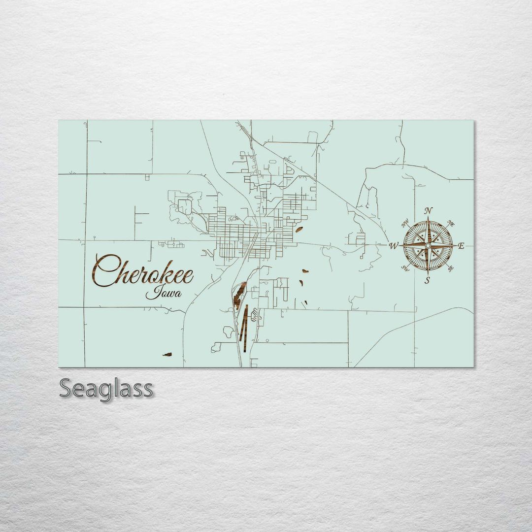 Cherokee, Iowa Street Map