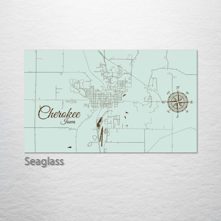 Cherokee, Iowa Street Map