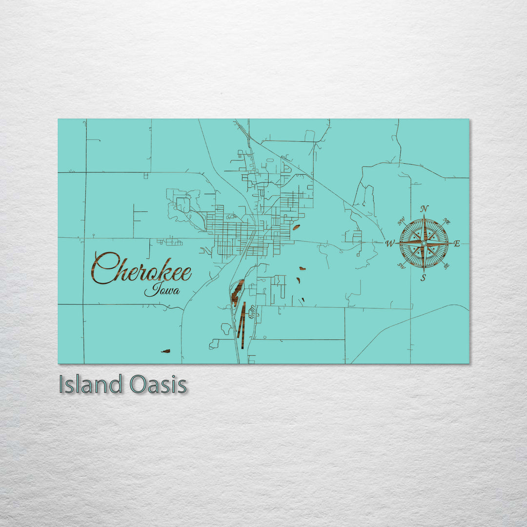 Cherokee, Iowa Street Map