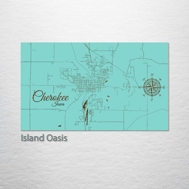 Cherokee, Iowa Street Map