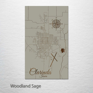 Clarinda, Iowa Street Map